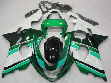 Buy 2004-2005 Glossy Green Green White Suzuki GSXR 600 / GSXR 750 Motorcycle Fairings UK