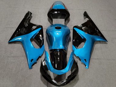 Buy 2001-2003 Light Blue Glossy Black Suzuki GSXR 600 / GSXR 750 Motorcycle Fairings UK