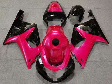 Buy 2001-2003 Pink Glossy Black Suzuki GSXR 600 / GSXR 750 Motorcycle Fairings UK