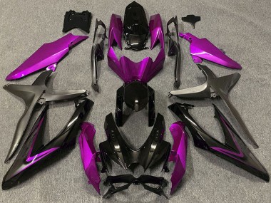 Buy 2008-2010 Pink Glossy Black Matte Black Suzuki GSXR 600 / GSXR 750 Motorcycle Fairings UK