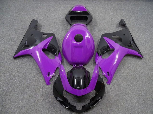 2001-2003 Purple Glossy Black Suzuki GSXR 600 / GSXR 750 Motorcycle Fairings UK