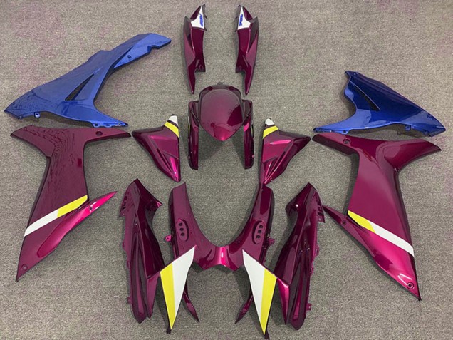 2011-2024 Purple Blue White Yellow Suzuki GSXR 600 / GSXR 750 Motorcycle Fairings UK