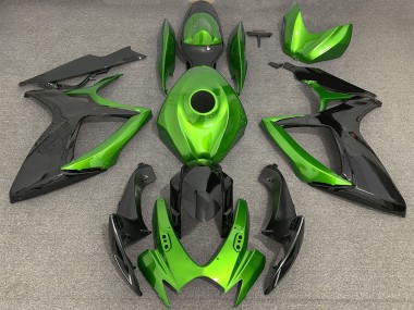 Buy 2006-2007 Green Black Suzuki GSXR 600 / GSXR 750 Motorcycle Fairings UK