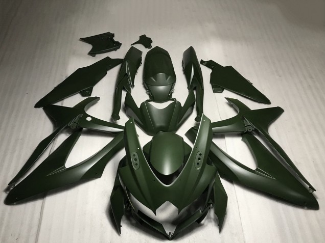 2008-2010 Matte Green Suzuki GSXR 600 / GSXR 750 Motorcycle Fairings UK