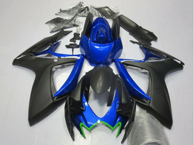2006-2007 Blue Matte Black Green OEM Style Suzuki GSXR 600 / GSXR 750 Motorcycle Fairings UK