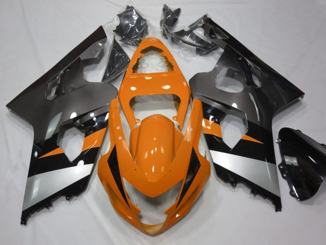 2004-2005 Orange Silver Suzuki GSXR 600 / GSXR 750 Motorcycle Fairings UK