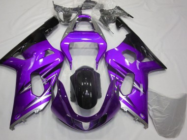 Buy 2001-2003 Purple Silver Glossy Black Suzuki GSXR 600 / GSXR 750 Motorcycle Fairings UK