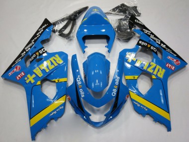 Buy 2004-2005 Blue Gold Black Rizla Suzuki GSXR 600 / GSXR 750 Motorcycle Fairings UK
