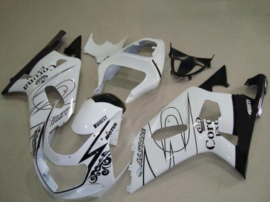 Buy 2001-2003 White Black Corona Alstare Suzuki GSXR 600 / GSXR 750 Motorcycle Fairings UK