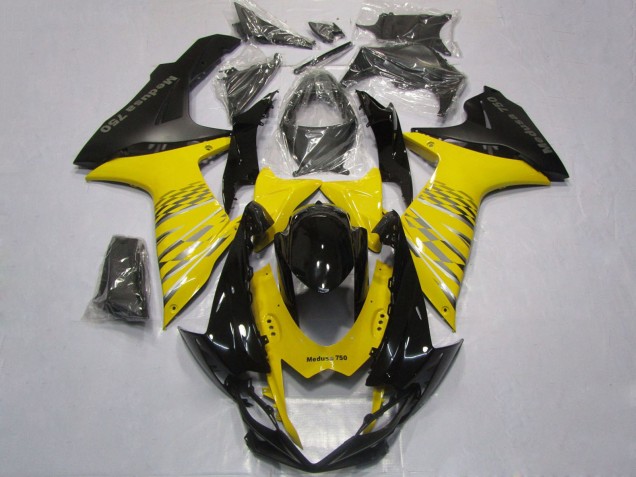 2011-2024 Yellow Grey Black Suzuki GSXR 600 / GSXR 750 Motorcycle Fairings UK