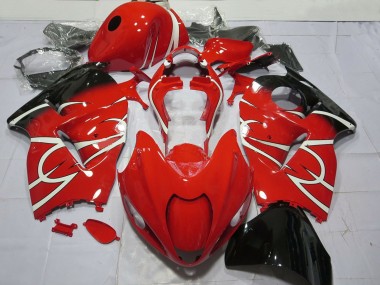 Buy 1997-2007 Red White Black Suzuki GSXR 1300 Motorcycle Fairings UK