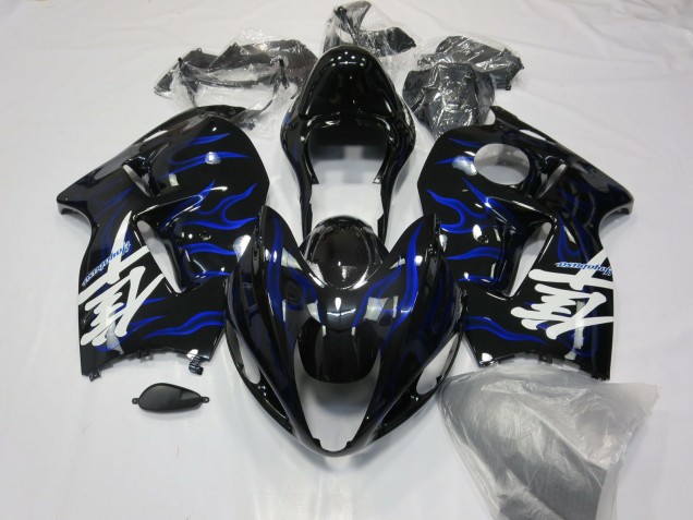 1997-2007 Blue Swirl Suzuki GSXR 1300 Motorcycle Fairings UK