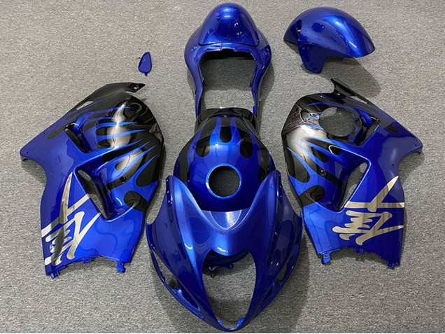 1997-2007 Deep Blue and Black Suzuki GSXR 1300 Motorcycle Fairings UK
