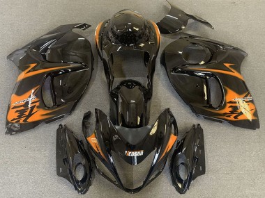 Buy 2008-2020 Glossy Black Orange Suzuki GSXR 1300 Motorcycle Fairings UK