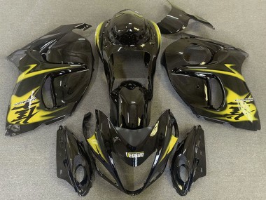 Buy 2008-2020 Glossy Black Yellow Suzuki GSXR 1300 Motorcycle Fairings UK