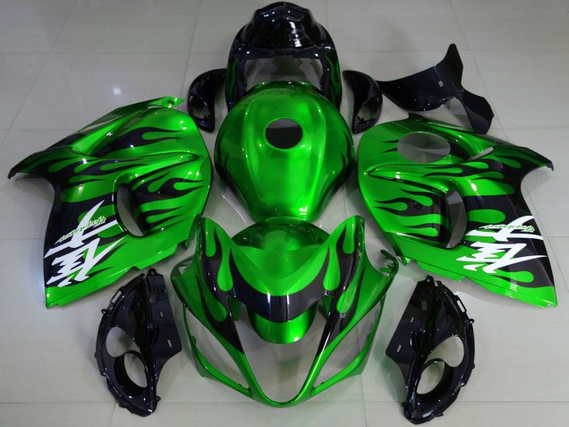 2008-2020 Glossy Green Black Suzuki GSXR 1300 Motorcycle Fairings UK