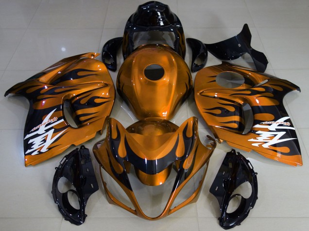 2008-2020 Glossy Orange Black Suzuki GSXR 1300 Motorcycle Fairings UK