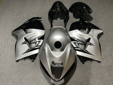 Buy 1997-2007 Silver Black Suzuki GSXR 1300 Motorcycle Fairings UK