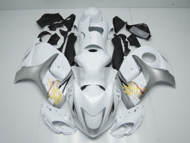 Buy 2008-2020 White Silver Yellow Suzuki GSXR 1300 Motorcycle Fairings UK