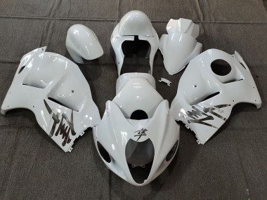 Buy 1997-2007 White OEM Style with Silver Decals Suzuki GSXR 1300 Motorcycle Fairings UK