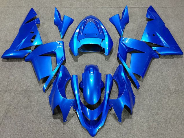 2004-2005 Bright Blue Pearl Kawasaki ZX10R Motorcycle Fairings UK