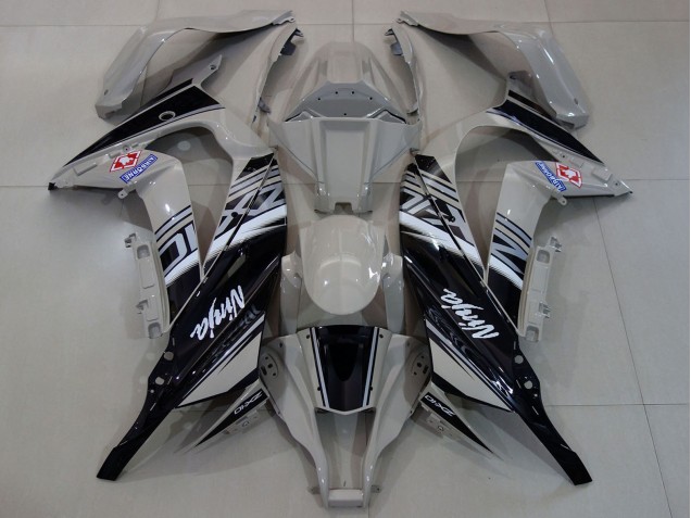 2011-2015 Grey White Black Kawasaki ZX10R Motorcycle Fairings UK