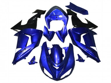 Buy 2006-2007 Blue Black Kawasaki ZX10R Motorcycle Fairings UK