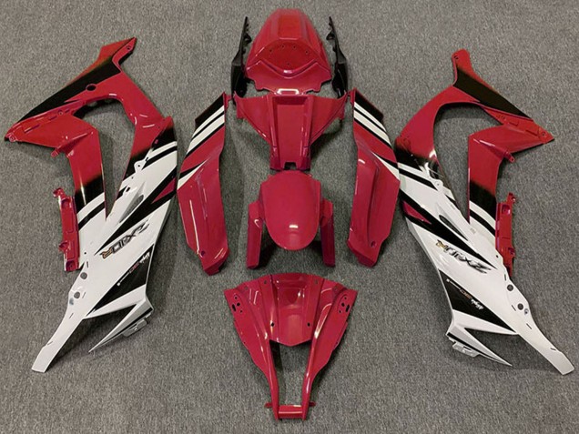 2011-2015 Maroon Red White Black Kawasaki ZX10R Motorcycle Fairings UK