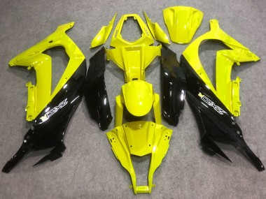 Buy 2016-2019 Yellow Glossy Black Kawasaki ZX10R Motorcycle Fairings UK