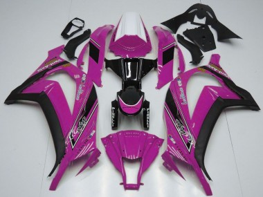 Buy 2011-2015 White Pink Glossy Black OEM Style Kawasaki ZX10R Motorcycle Fairings UK