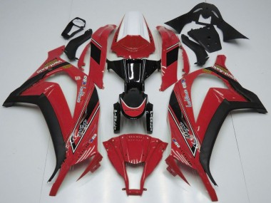 Buy 2011-2015 White Red Glossy Black OEM Style Kawasaki ZX10R Motorcycle Fairings UK