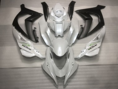 Buy 2016-2019 Pearl White Black Green Kawasaki ZX10R Motorcycle Fairings UK
