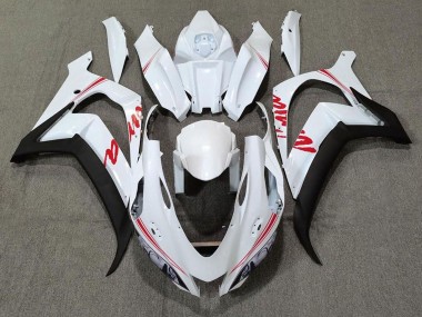 Buy 2016-2019 Pearl White Black Red Kawasaki ZX10R Motorcycle Fairings UK