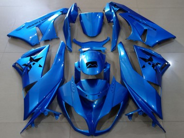 Buy 2009-2012 Blue Kawasaki ZX6R Motorcycle Fairings UK