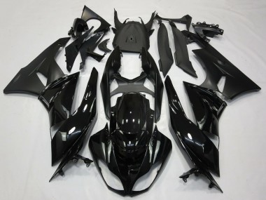Buy 2009-2012 Glossy Black Matte Black Kawasaki ZX6R Motorcycle Fairings UK