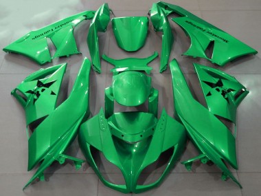 Buy 2009-2012 Green Kawasaki ZX6R Motorcycle Fairings UK