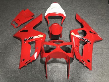 Buy 2003-2004 Red 636 Kawasaki ZX6R Motorcycle Fairings UK
