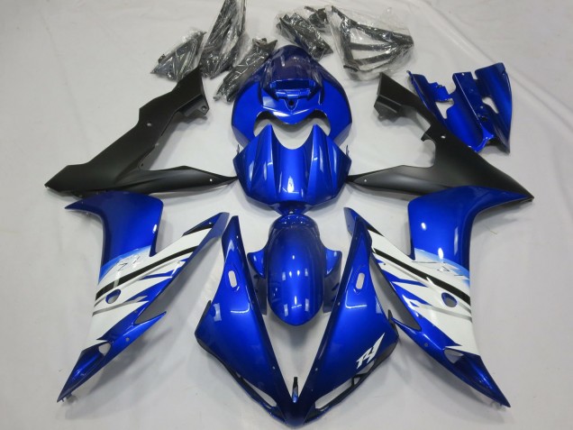 2004-2006 Blue White Matte Black Yamaha R1 Motorcycle Fairing UK