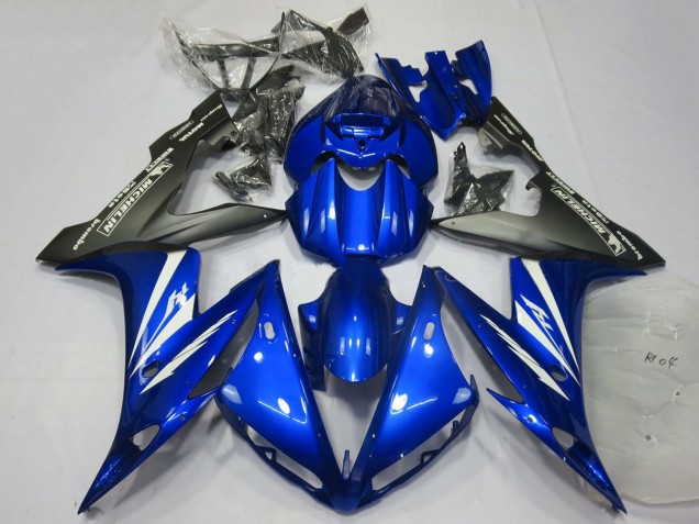 2004-2006 Blue White Matte Black Yamaha R1 Motorcycle Fairings UK