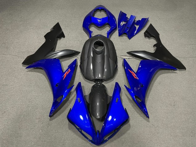 2004-2006 Carbon Fiber Style Blue Yamaha R1 Motorcycle Fairings UK