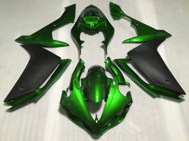 Buy 2007-2008 Green Matte Black Yamaha R1 Motorcycle Fairings UK