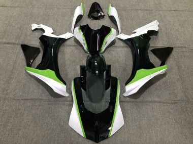 Buy 2015-2019 White Green Glossy Black Yamaha R1 Motorcycle Fairings UK