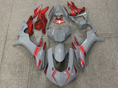 Buy 2015-2019 Nardo Grey Red Yamaha R1 Motorcycle Fairings UK