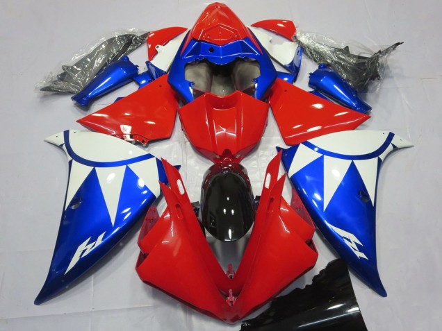 2012-2014 White Red Blue Black Yamaha R1 Motorcycle Fairings UK