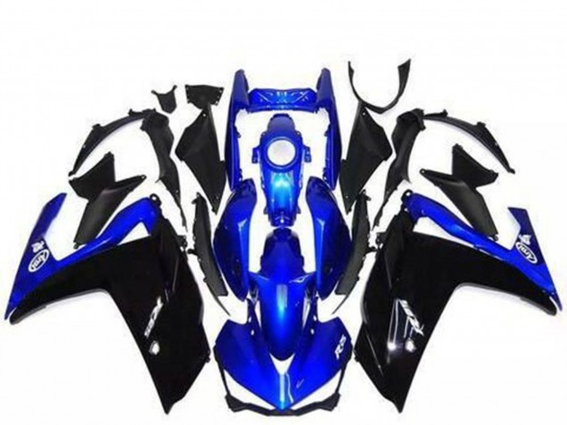 2015-2018 Blue Glossy Black Yamaha R3 Motorcycle Fairings UK