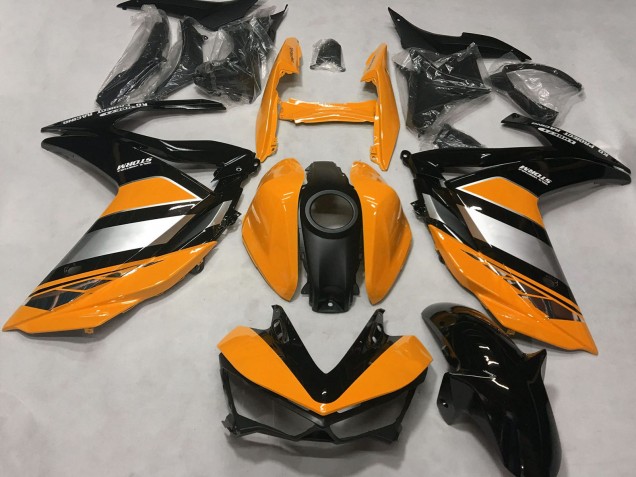 2015-2018 Orange Silver Glossy Black Yamaha R3 Motorcycle Fairings UK