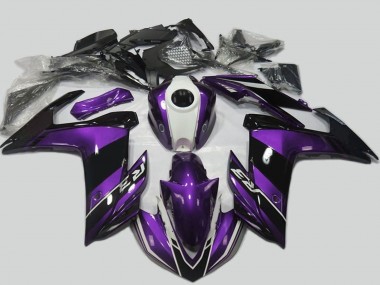 Buy 2015-2018 Purple White Glossy Black Yamaha R3 Motorcycle Fairing UK