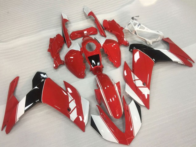 2015-2018 Red White Glossy Black Yamaha R3 Motorcycle Fairing UK