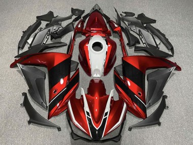 Buy 2015-2018 Red White Glossy Black Yamaha R3 Motorcycle Fairings UK