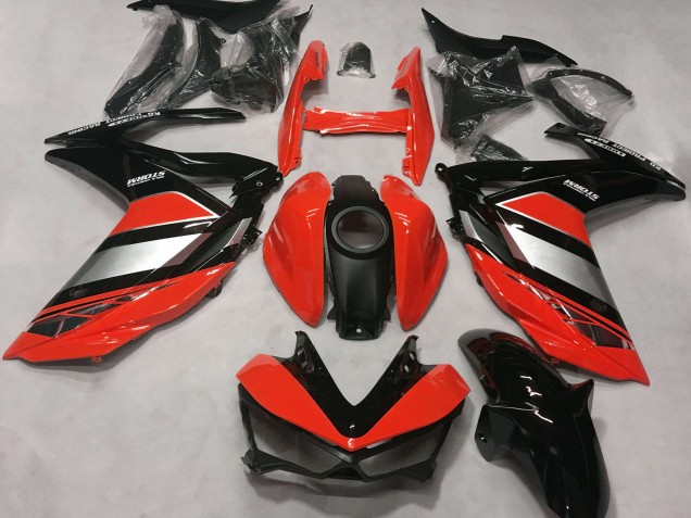 2015-2018 Red Silver Glossy Black Yamaha R3 Motorcycle Fairings UK